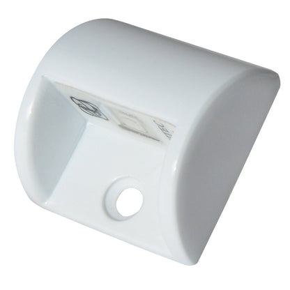 White LED under-cabinet light with motion sensor for kitchen or garage installation