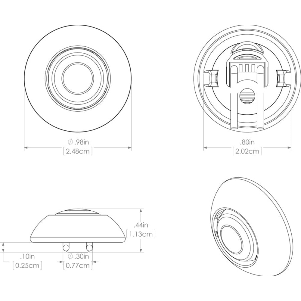 Technical diagram of car audio component with precise dimensions for installation