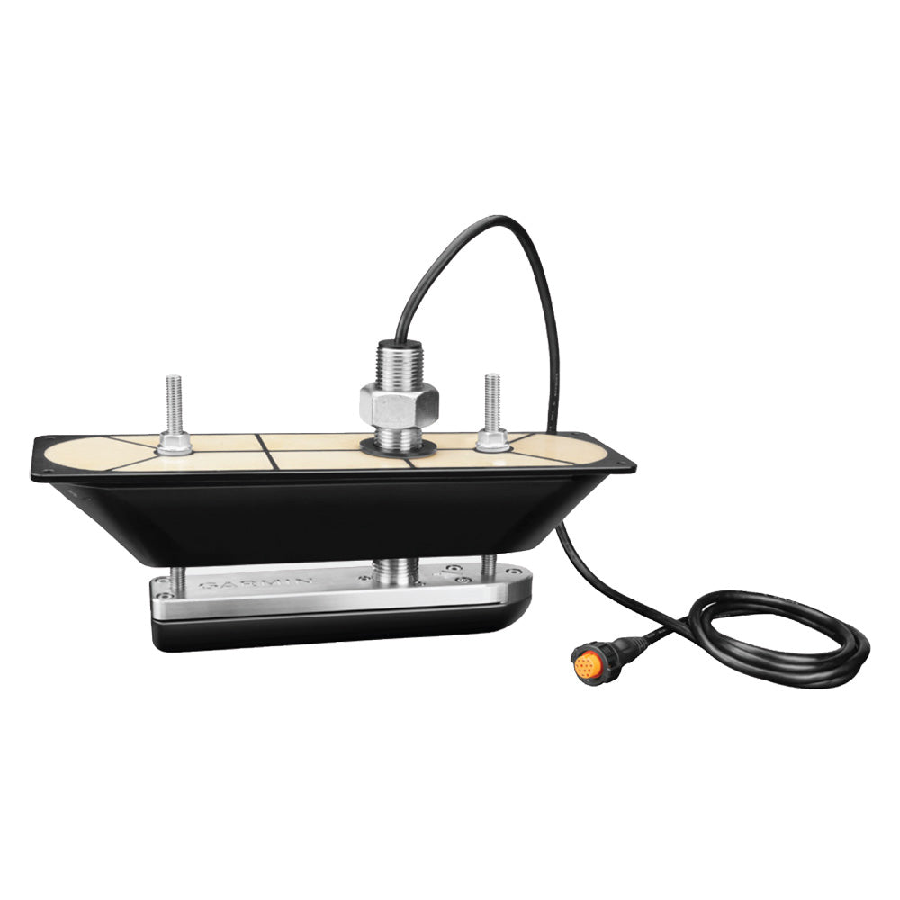 Garmin marine GPS antenna with mounting bracket and cable for boat navigation systems
