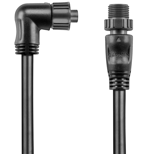 Garmin marine cable connectors with angled and straight ends for boat electronics installation