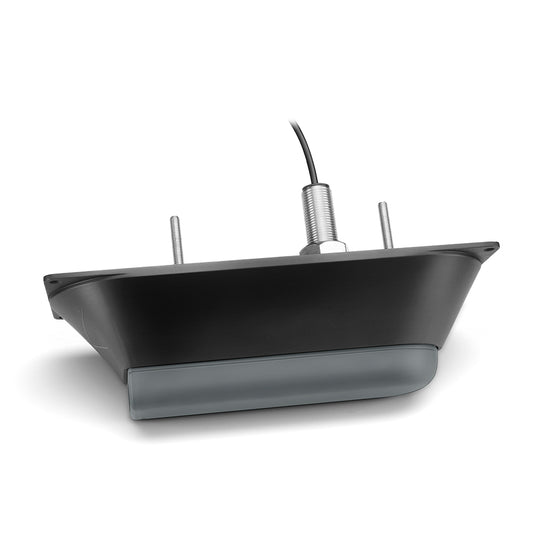 Black car audio subwoofer with mounting hardware and wiring, ideal for auto sound system installation