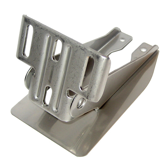 Metal car seat bracket with mounting holes for auto installation