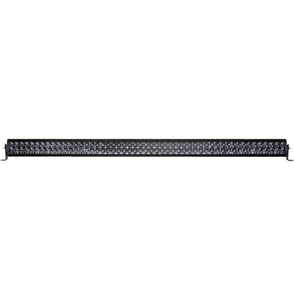Black LED light bar for off-road vehicles, featuring multiple bright LEDs and durable housing