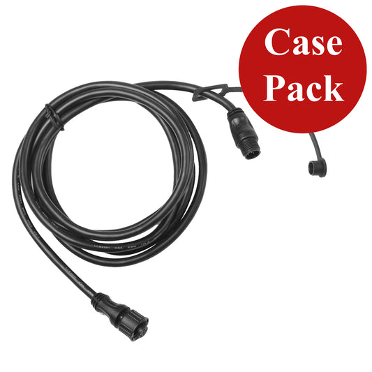 Black coiled power cable with connectors, case pack bundle for audio or auto installation