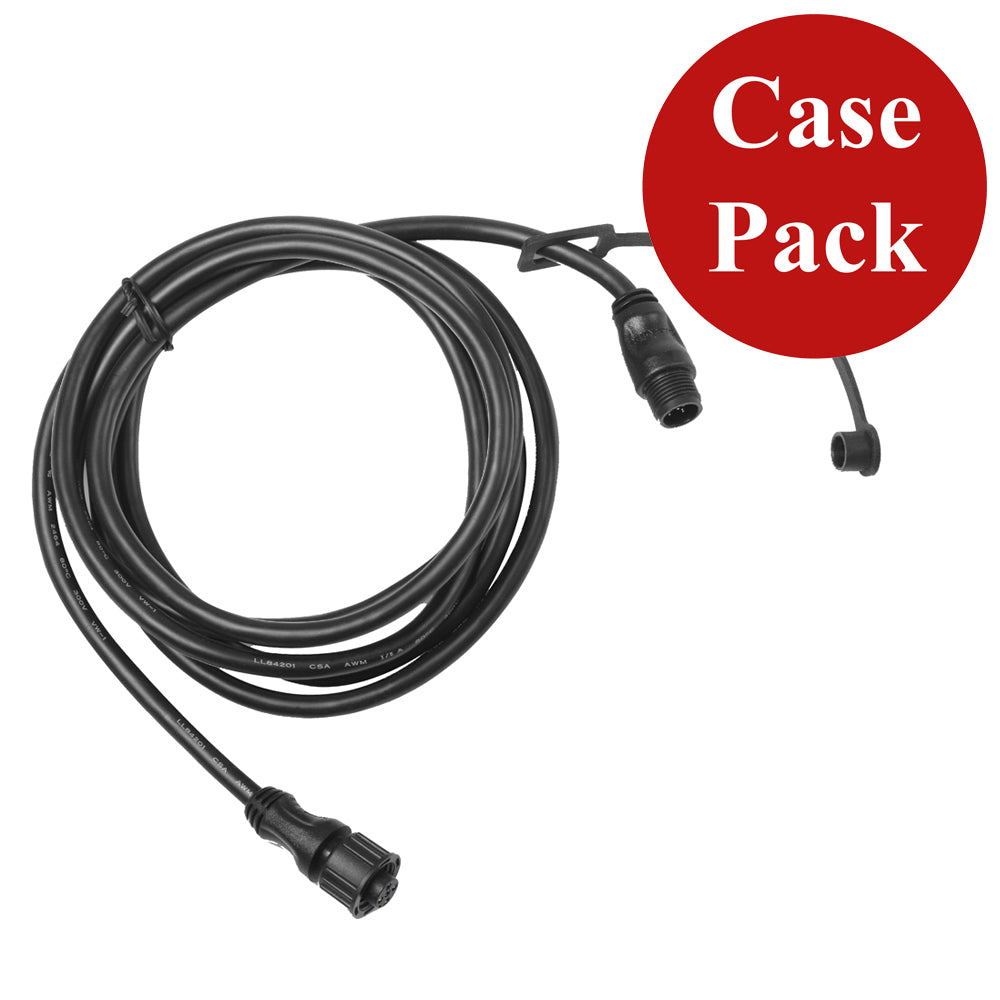 Black coiled audio cable with connectors, case pack bundle for car audio installation