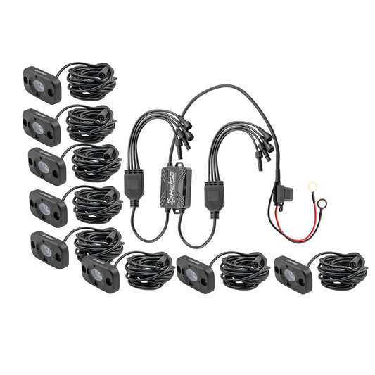 Heise LED pod lights with wiring harnesses for auto audio and lighting installation
