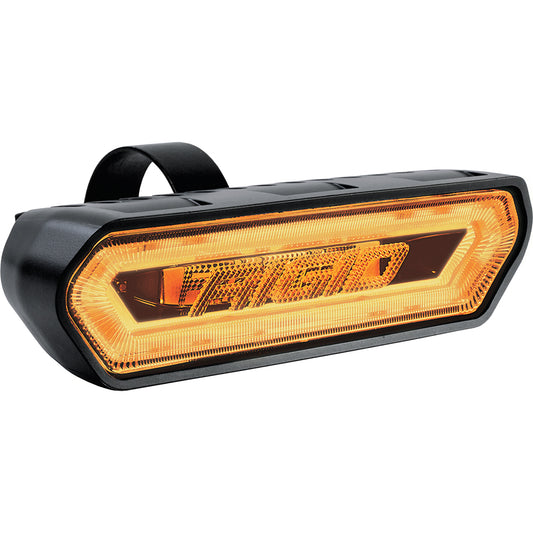 Rigid Industries amber LED light bar for off-road vehicle styling and illumination