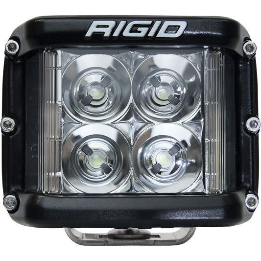 Rigid LED light bar with four circular lenses, black housing, and clear protective cover for off-road use.