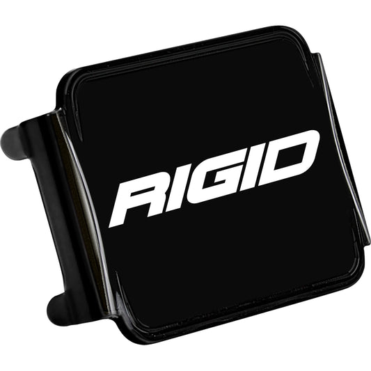 Black Rigid Industries hitch cover with white logo, durable truck accessory for off-road lighting