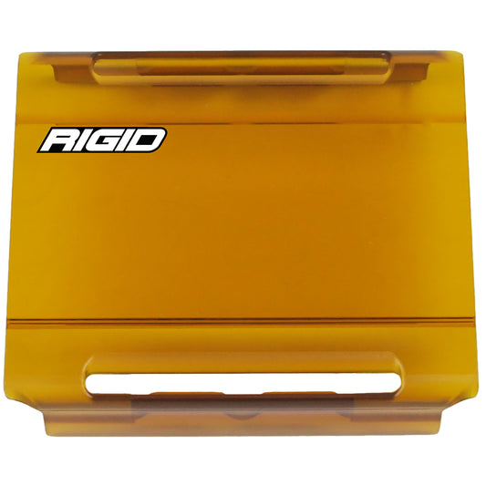 Rigid amber LED light bar cover with integrated handles for off-road vehicle styling