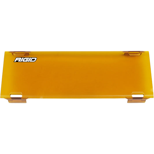 Rigid amber LED light bar cover for off-road vehicle styling and protection