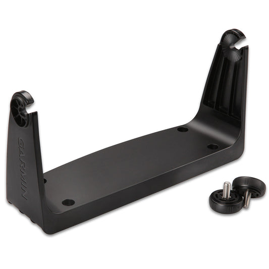 Garmin black mounting bracket with screws for secure device installation