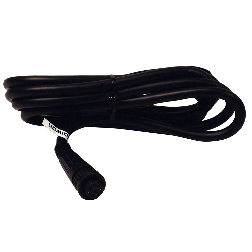 Black 6-pin audio cable with Diwan label, coiled for car audio or marine stereo installation