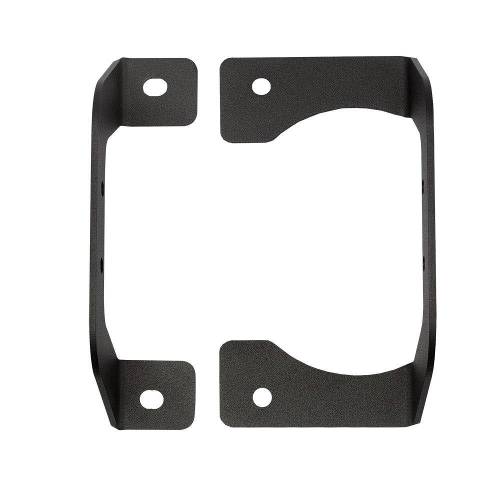 Black metal speaker mounting bracket for car audio installation