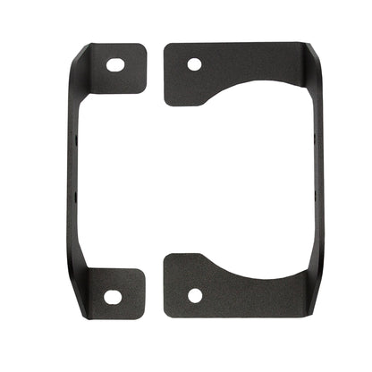 Black metal speaker mounting bracket for car audio installation