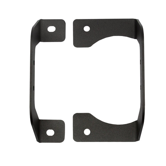 Black metal speaker mounting bracket for car audio installation