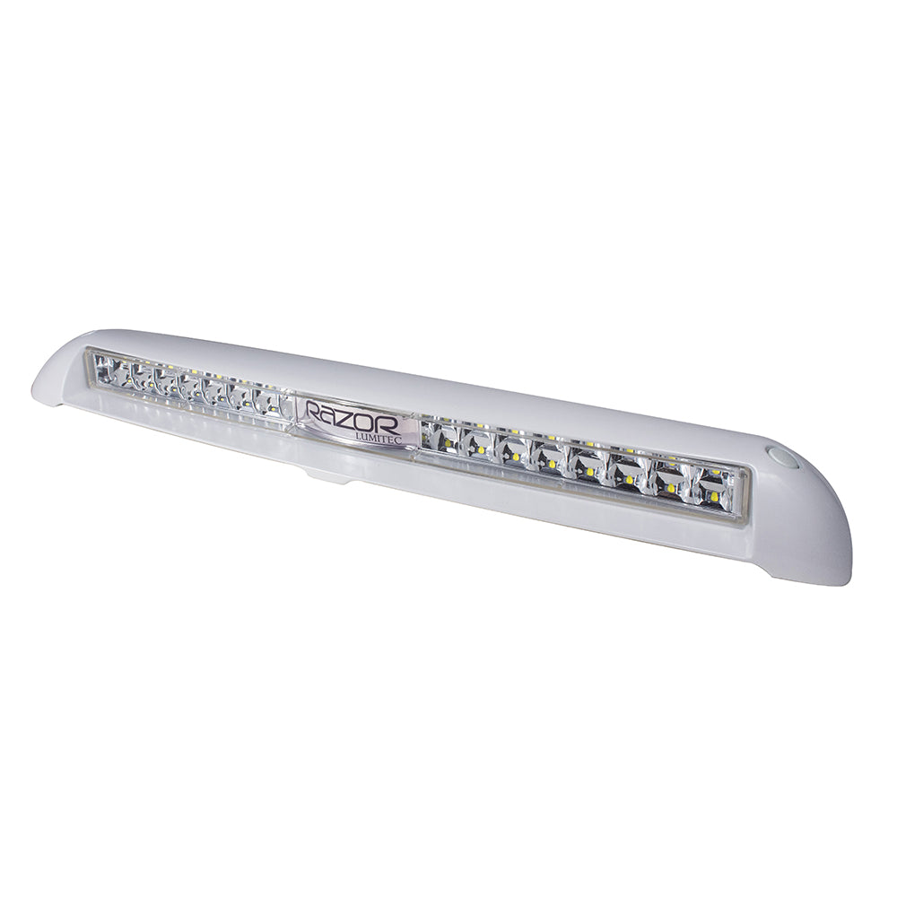 Razor Lumitec marine LED light bar for boat interior illumination