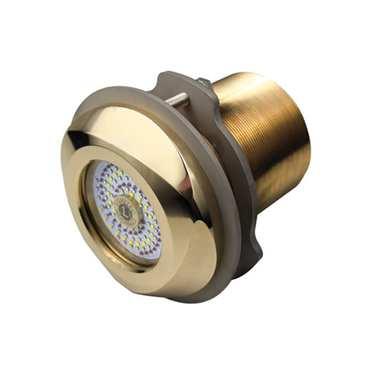Gold marine LED underwater light with multi-color RGB LEDs for boat illumination