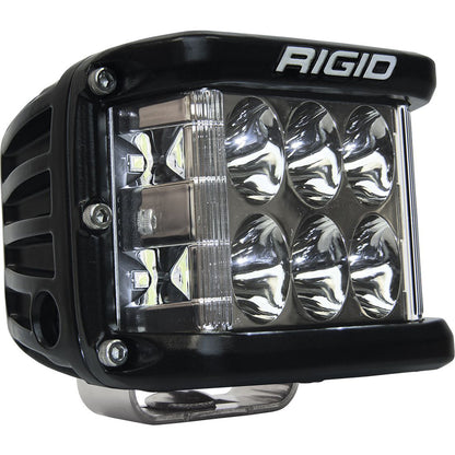 Rigid Industries LED light bar for off-road vehicles, featuring six reflectors and durable black housing.
