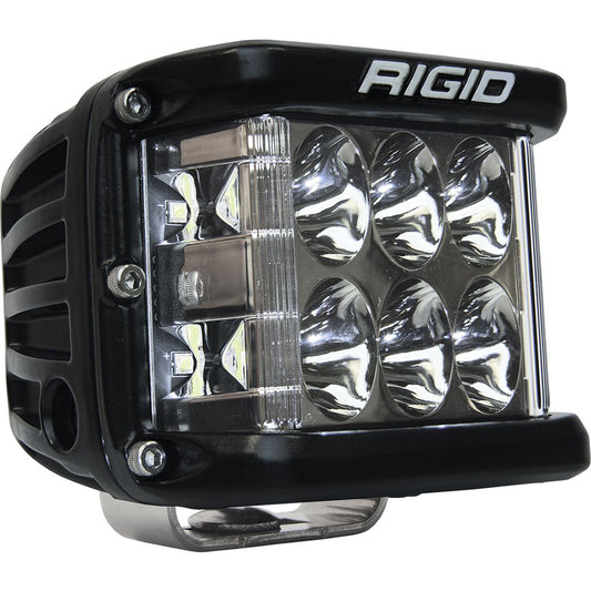 Rigid Industries LED light bar for off-road vehicles, featuring six reflectors and durable black housing.