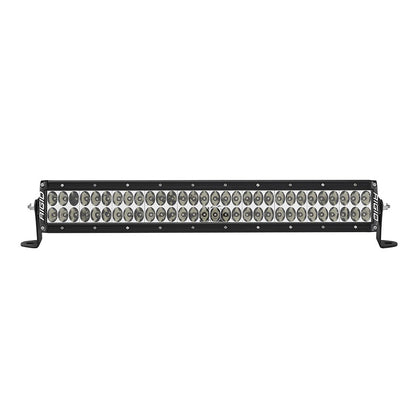 Rigid Industries LED light bar for off-road vehicle lighting, durable black housing with multiple lenses