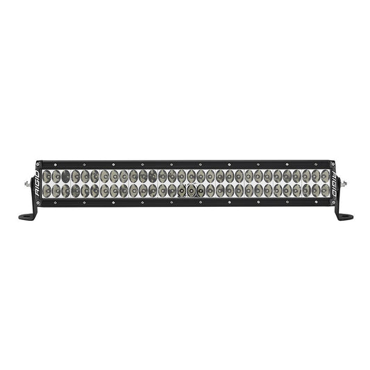 Rigid Industries LED light bar for off-road vehicle lighting, durable black housing with multiple lenses