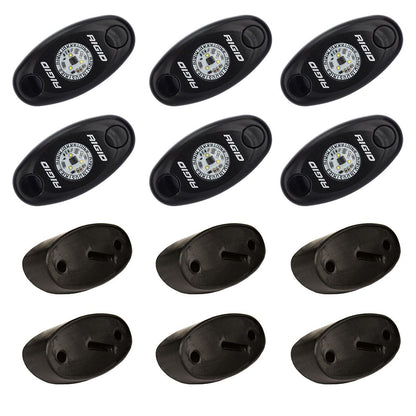 Rigid Industries LED pods, compact black off-road lighting for auto customization and installation