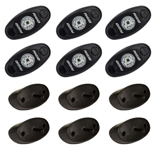 Rigid Industries LED pods, compact black off-road lighting for auto customization and installation