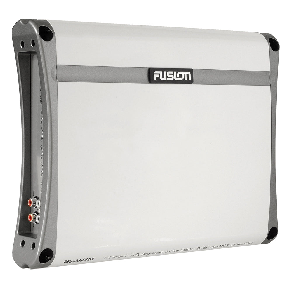Fusion MS-AM402 2-channel marine amplifier with MOSFET technology and bridgeable design