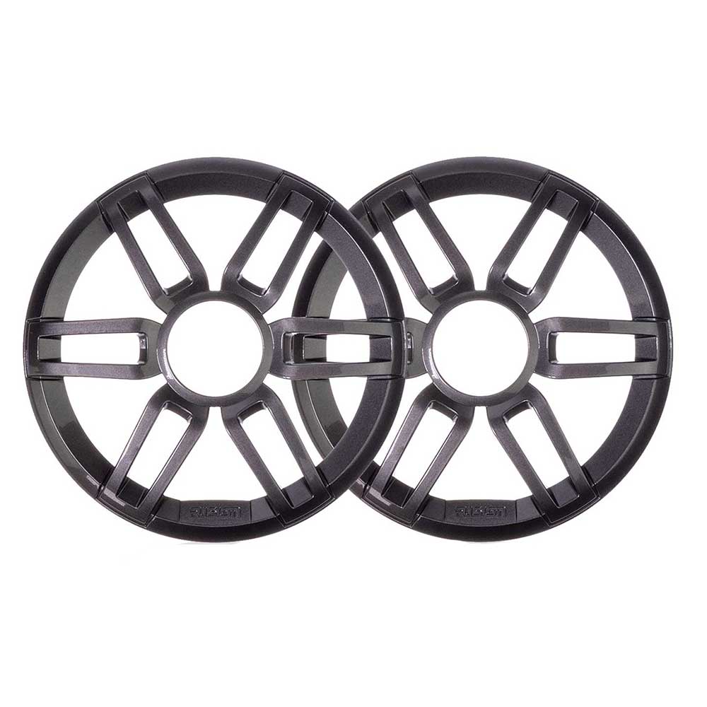 Black JL Audio speaker grilles for car audio systems, featuring durable design and precise fit.