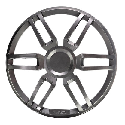 Fusion 6.5-inch speaker grille, sleek black design for car audio installation