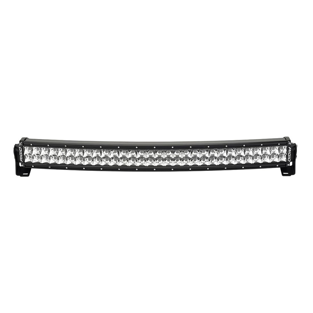 Rigid Industries curved LED light bar for off-road vehicle lighting, high-output illumination