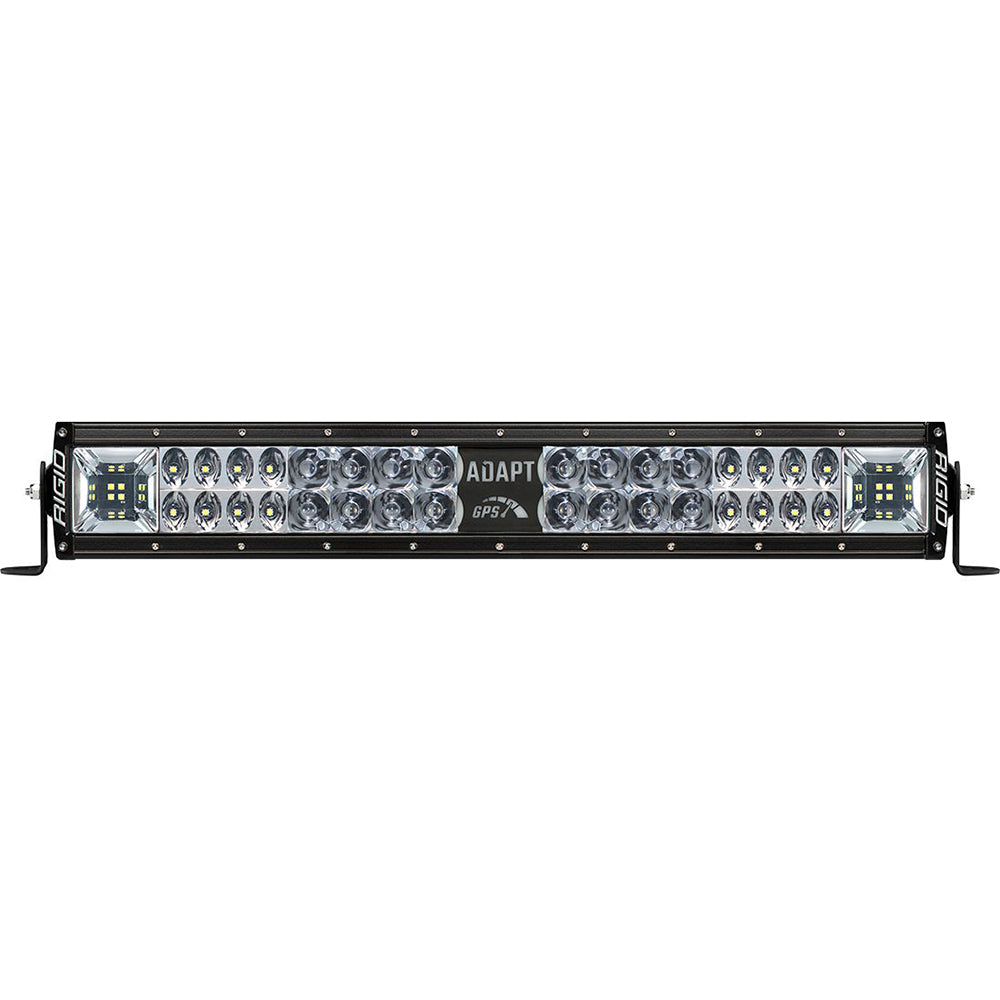 Rigid ADAPT GPS LED light bar for off-road and automotive use, featuring adjustable beam patterns and durable design.