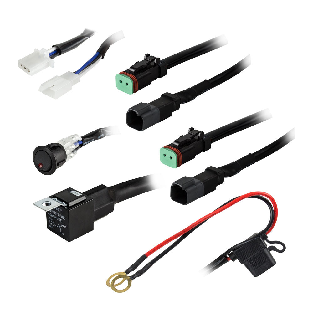 Auto wiring harnesses, connectors, relay, and switch for car audio installation