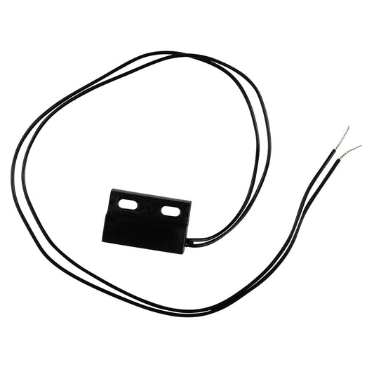Black magnetic sensor with wires for car audio or security system installation