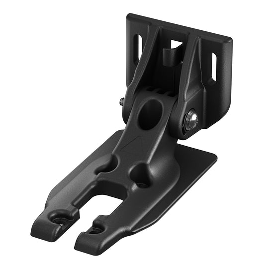 Black adjustable mounting bracket for car audio or electronics installation
