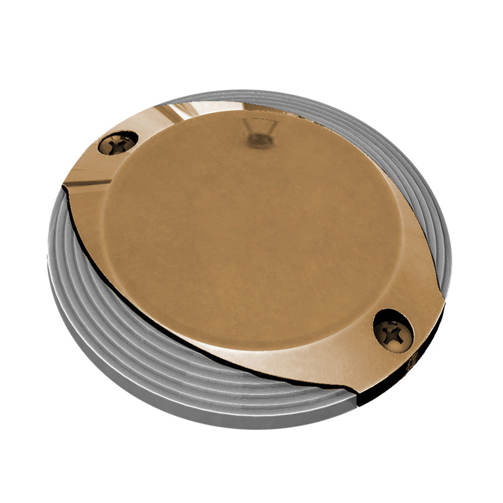 Gold and silver car audio subwoofer with mounting screws, high-quality audio component