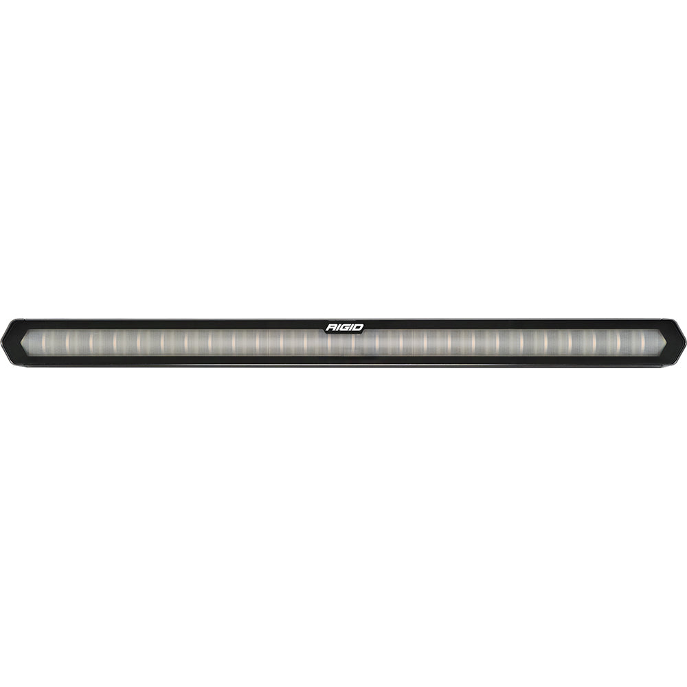 Rigid Industries LED light bar for off-road and automotive use, sleek black housing with bright illumination
