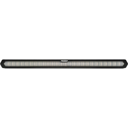 Rigid Industries LED light bar for off-road and automotive use, sleek black housing with bright illumination