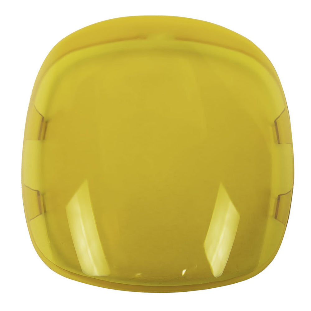 Yellow tinted automotive headlight lens cover for custom car styling and protection