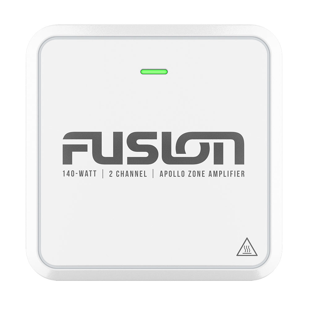 Fusion 140-watt 2-channel Apollo Zone amplifier with green power indicator