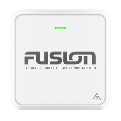 Fusion 140-watt 2-channel Apollo Zone amplifier with green power indicator