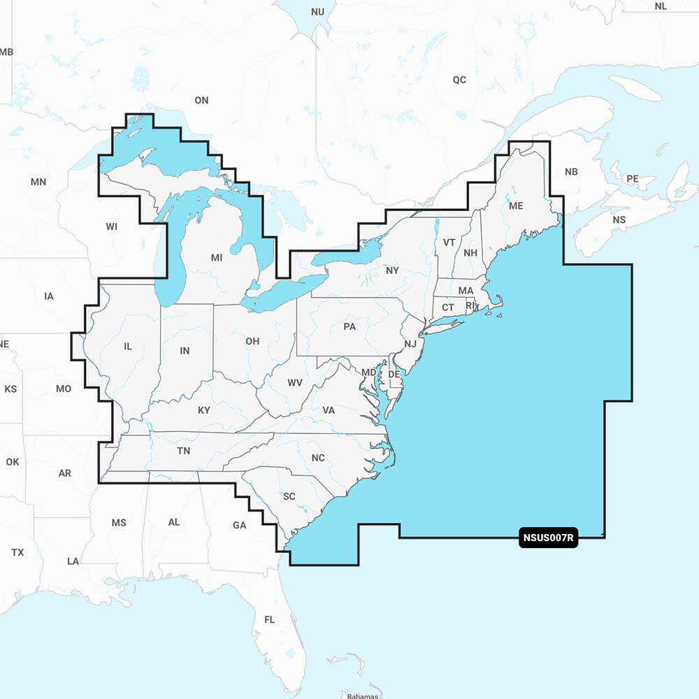Map highlighting US East Coast and Great Lakes region for auto tinting service area