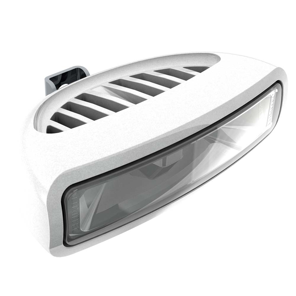 White LED off-road light bar with grille cover for vehicle customization and illumination