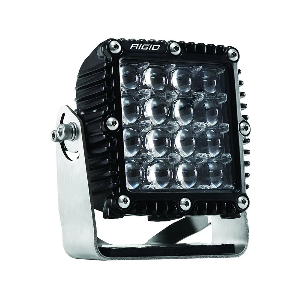 Rigid Industries LED work light with durable housing and mounting bracket for off-road vehicles