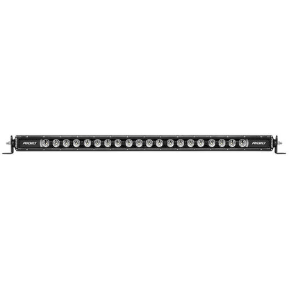 Rigid Industries LED light bar for off-road vehicles, rugged black housing with multiple bright LEDs