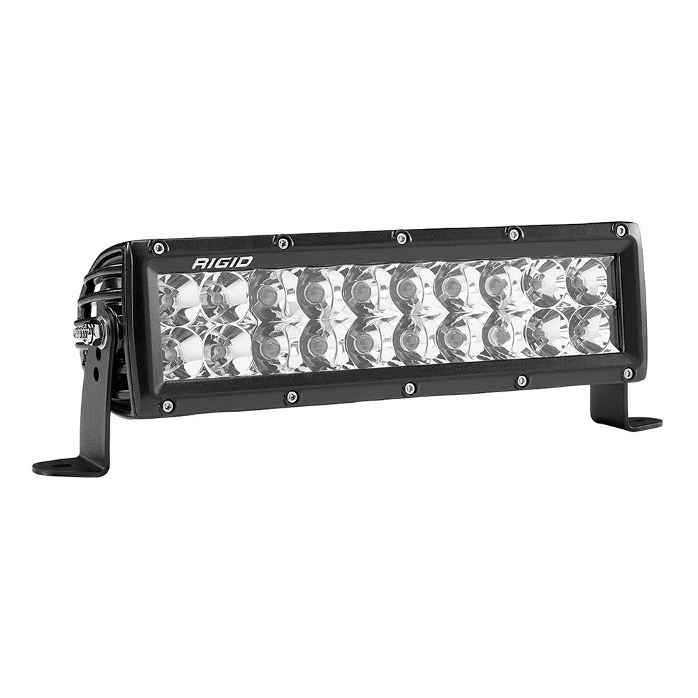 Rigid LED light bar for off-road vehicles, durable black housing, high-output illumination