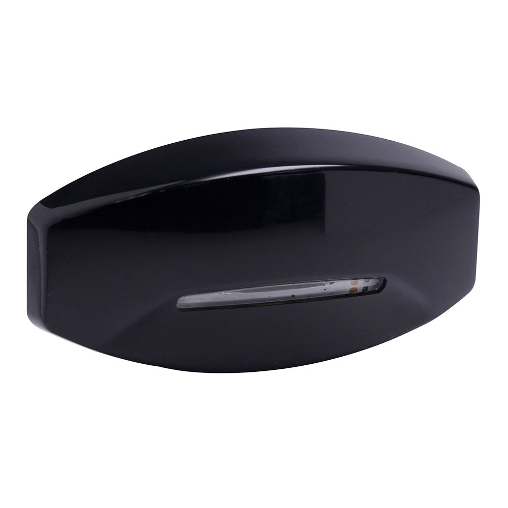 Black car door handle cover with integrated LED light, sleek auto accessory for vehicle styling