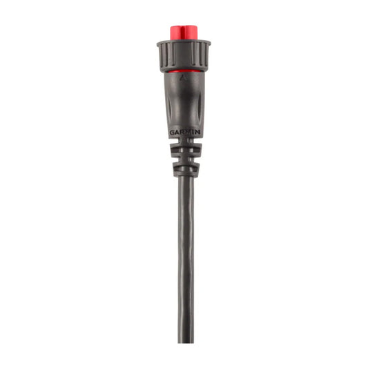 Garmin marine power cable with red connector for boat electronics installation
