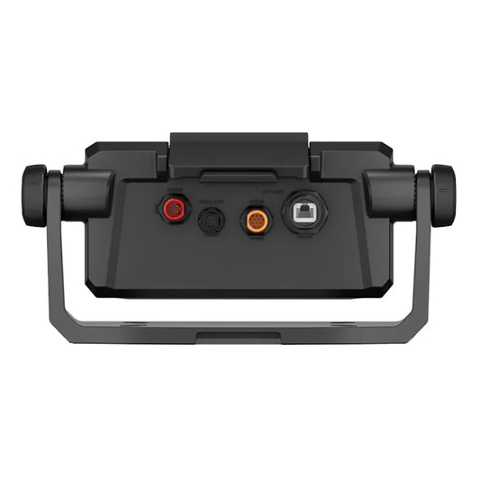 Rugged black audio interface with multiple ports for car or home theater installation